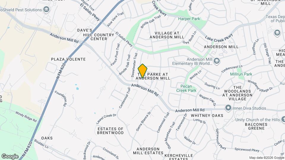 11512 Brandon Parke Trail Map and Location Details