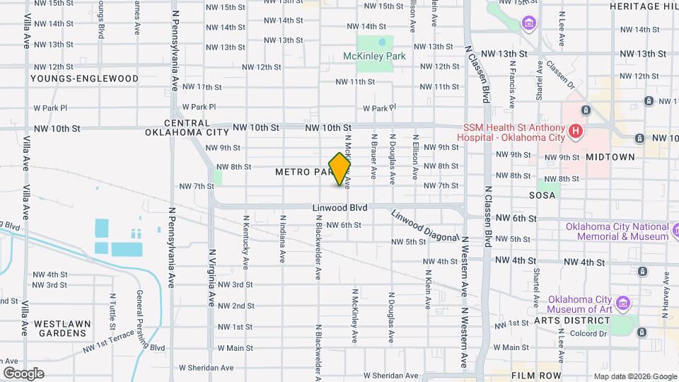 1608 NW 7th St Map and Location Details