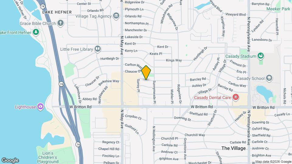 2716 Chaucer Dr Map and Location Details