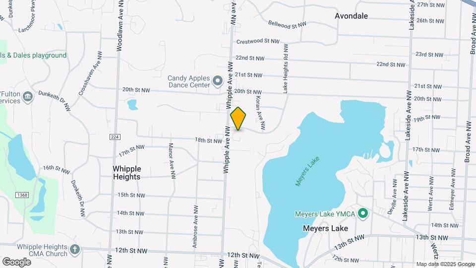 1814 Whipple Ave NW Map and Location Details