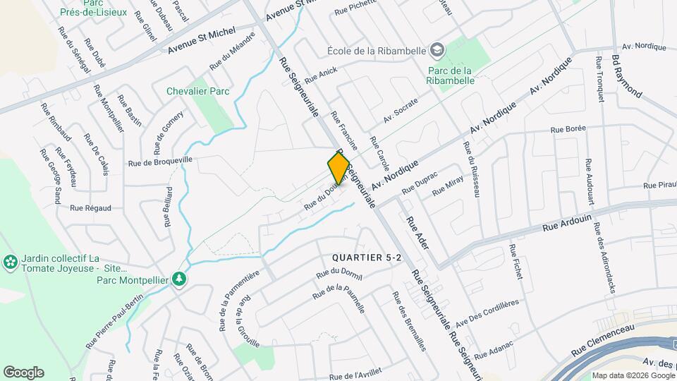 708 Du Douvain Rue Map and Location Details