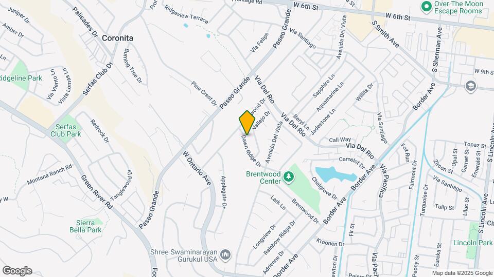 1899 Dawn Ridge Dr Map and Location Details