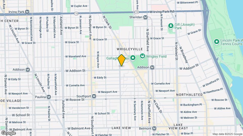 1148 W Addison St, Unit 2 Map and Location Details