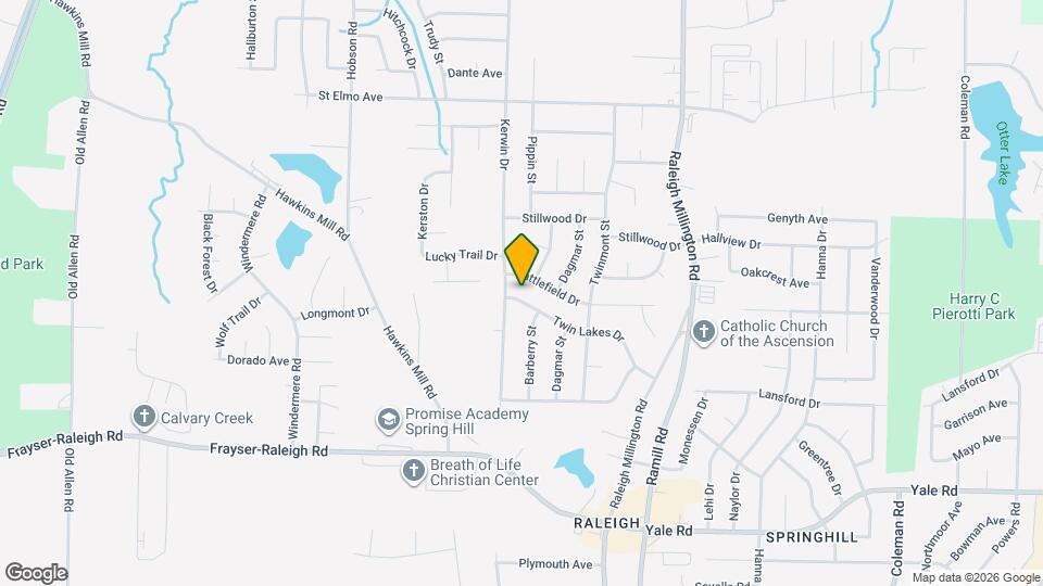 3940 Twin Lakes Dr Map and Location Details