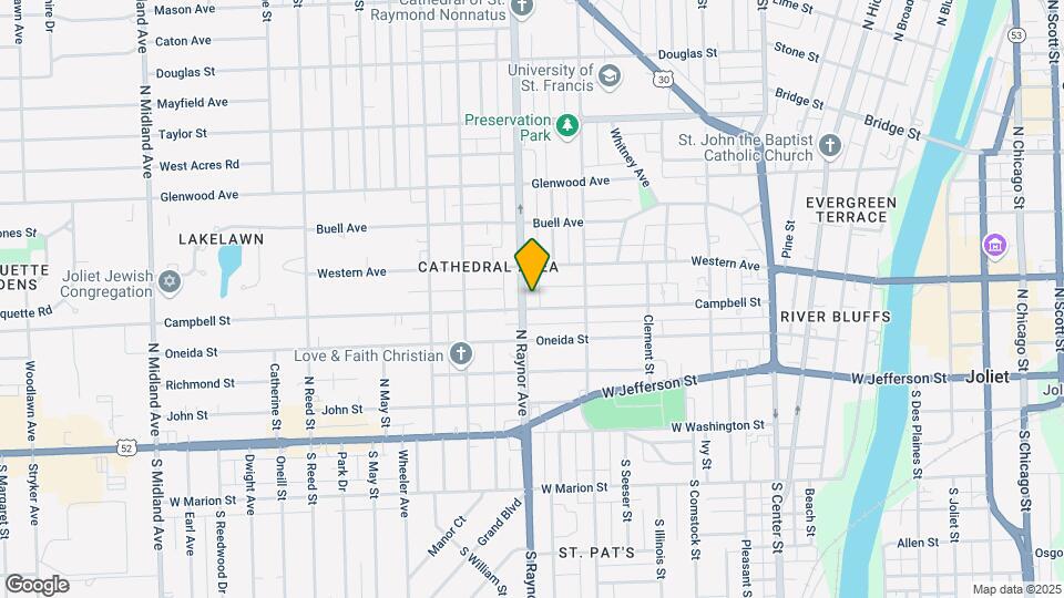 252 N Raynor Ave Map and Location Details