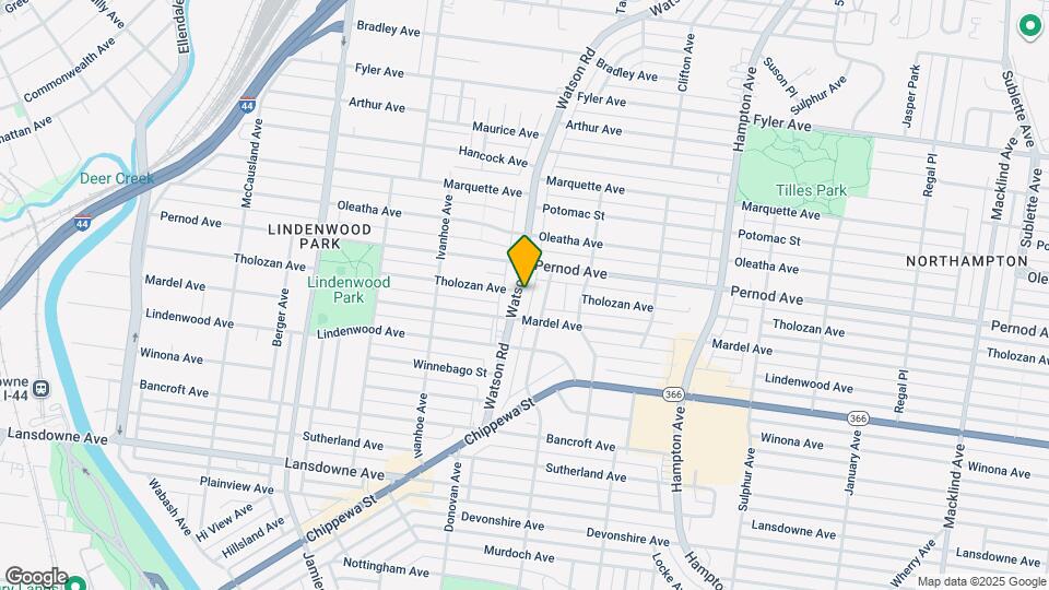 3632 Watson Rd Map and Location Details