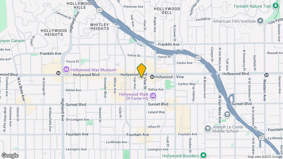 Hollywood Plaza Map and Location Details