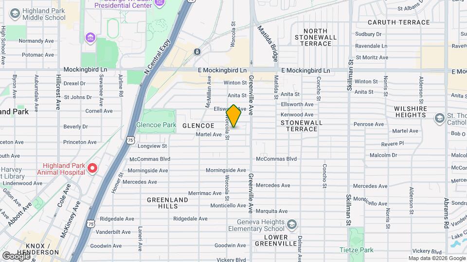 5611 Martel Ave Map and Location Details