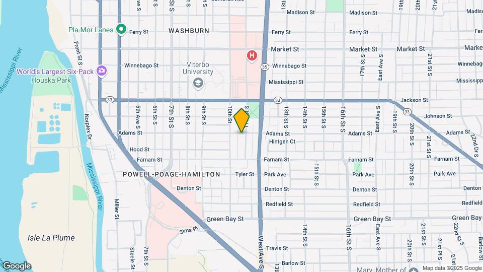 1020 Adams St Mapa y Detalles de la Ubicación
