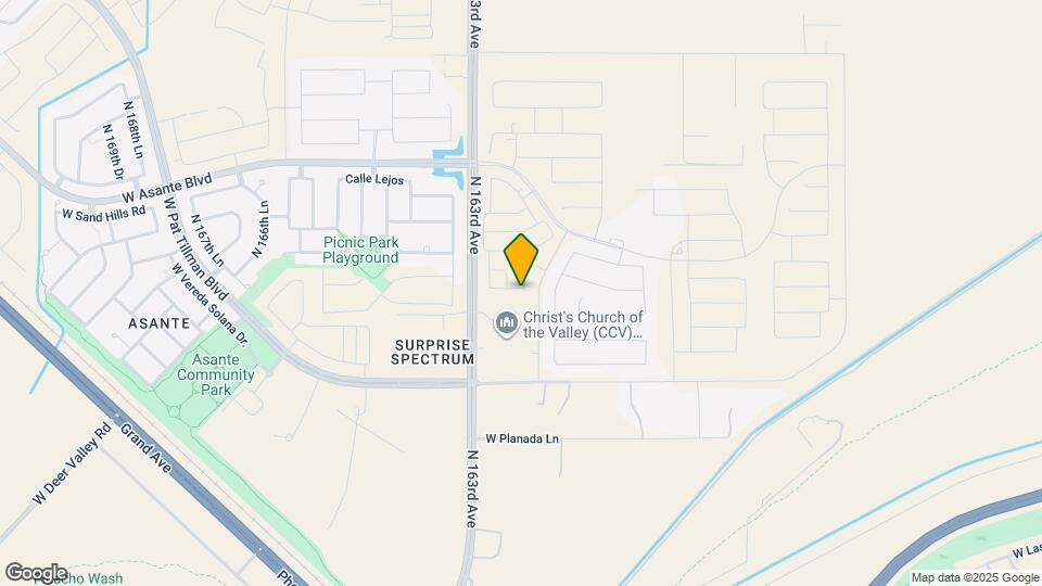 16215 W Camino de Oro Map and Location Details