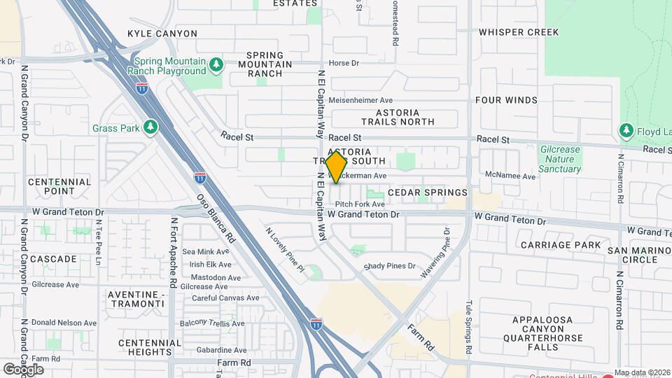 8037 N Cabbage Cove St Map and Location Details