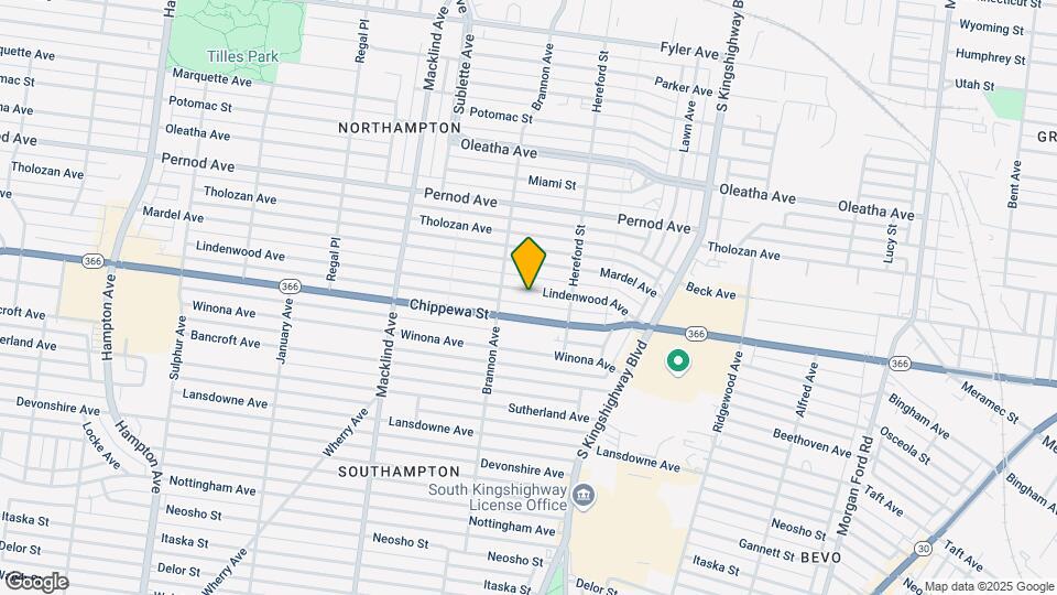 5044 Lindenwood Ave Mapa y Detalles de la Ubicación