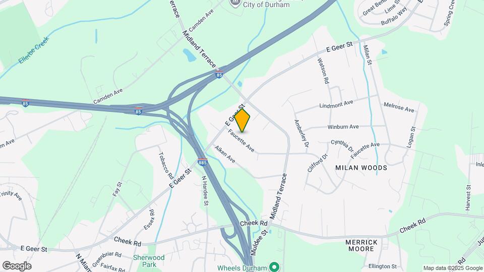 1917 Faucette Ave Mapa y Detalles de la Ubicación