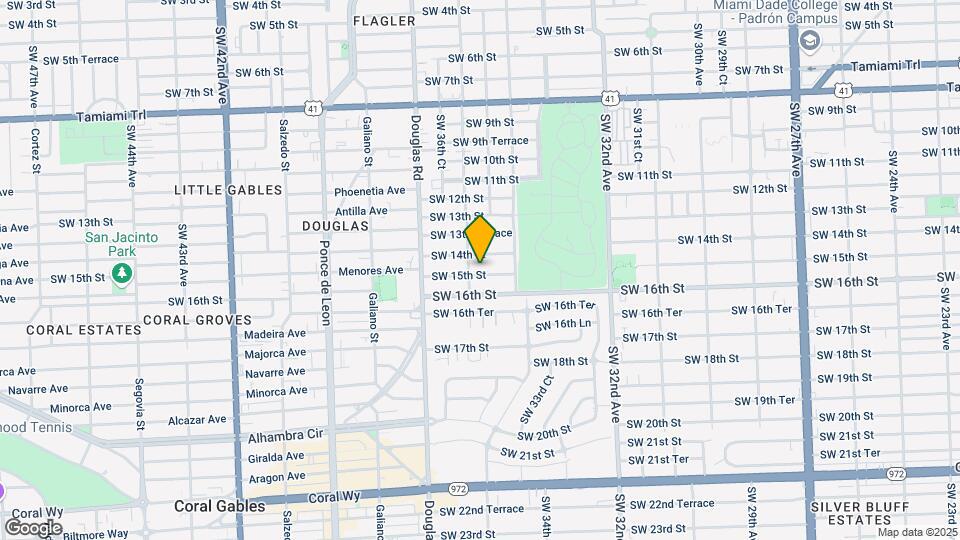 3541 SW 15th St Map and Location Details