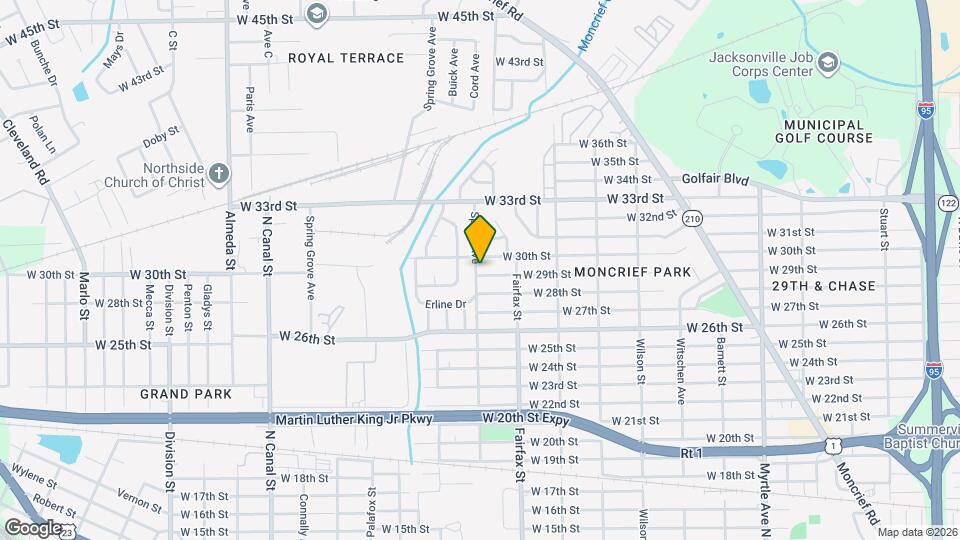 1863 W 29th St Map and Location Details