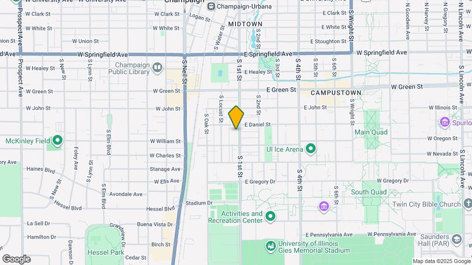 905 S 1st St Mapa y Detalles de la Ubicación