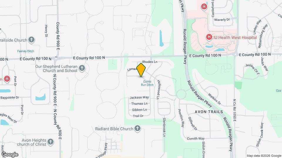 9741 Stonewall Ln Map and Location Details