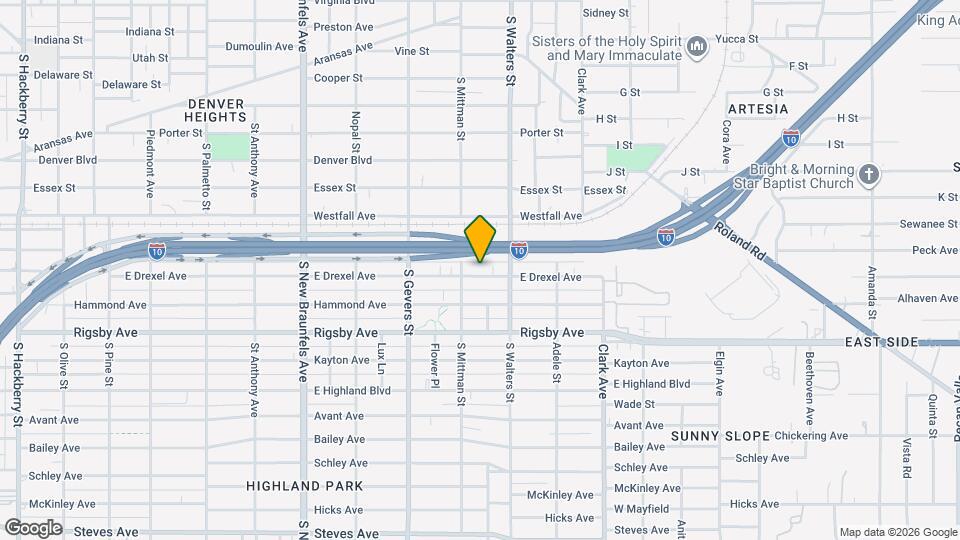 1019 E Drexel Ave Map and Location Details