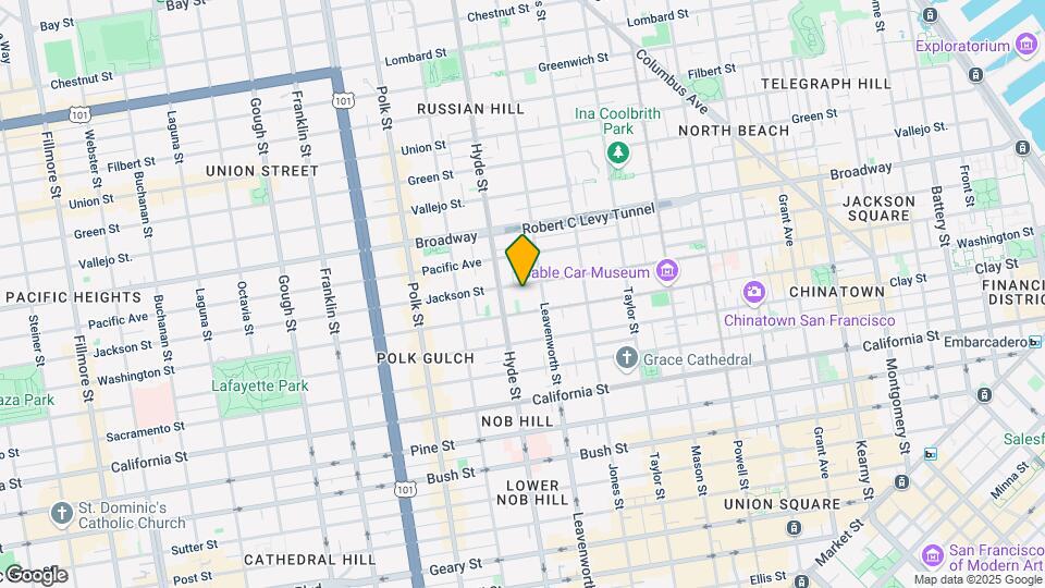 1347 Jackson St Mapa y Detalles de la Ubicación