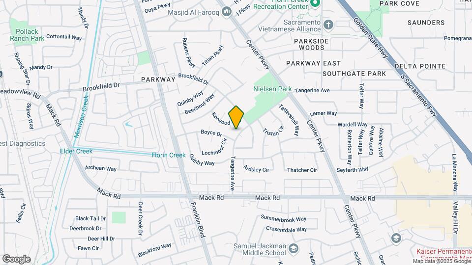 4865 Tangerine Ave Map and Location Details