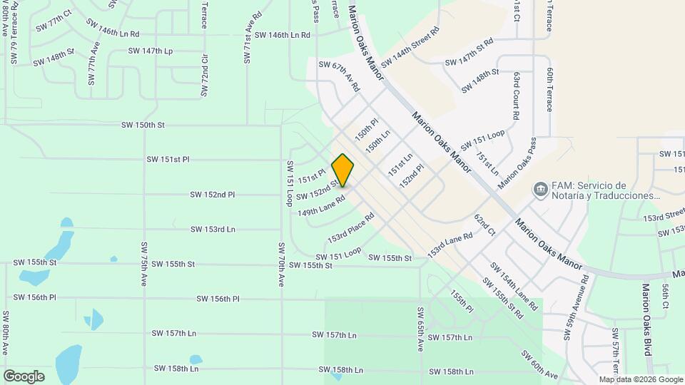 6771 SW 149th Ln Map and Location Details