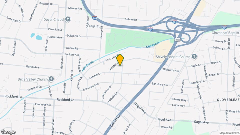 4404 Hillside Dr Map and Location Details