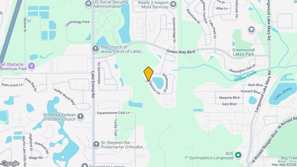 842 Shriver Cir Mapa y Detalles de la Ubicación