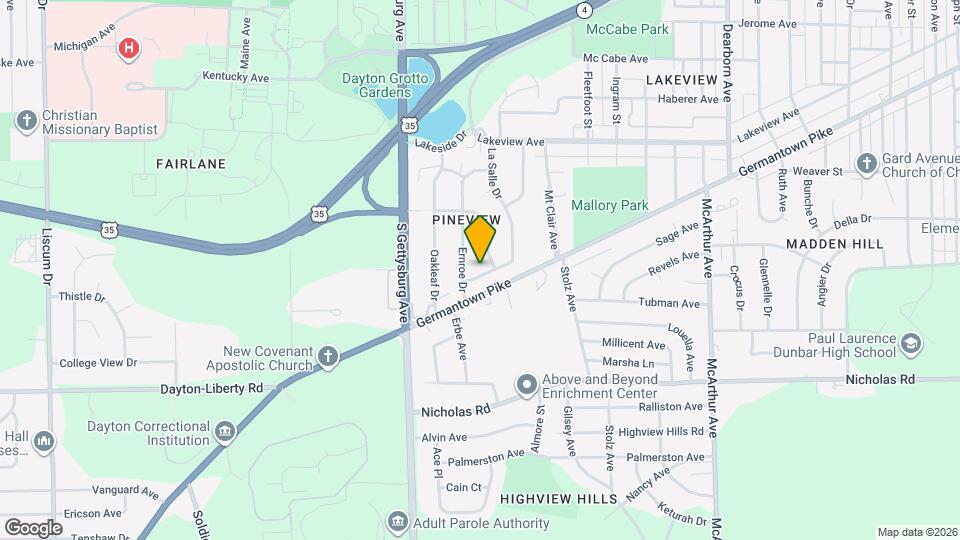 3353 Forent Ave Map and Location Details