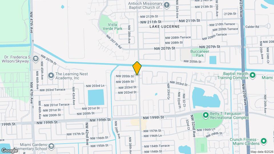 20435 NW 37th Ct Map and Location Details