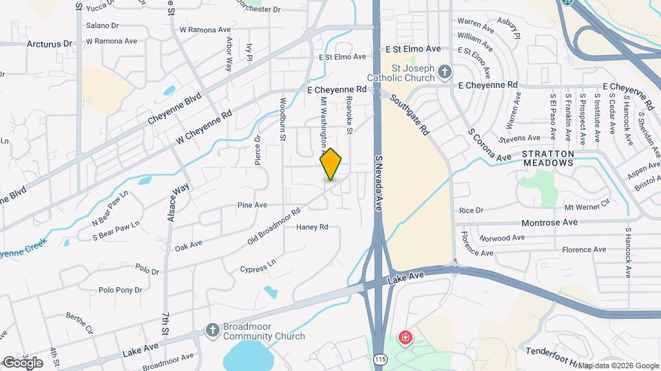 16 Old Broadmoor Rd Map and Location Details