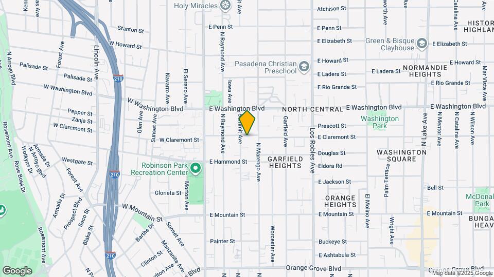 170 E Claremont St Mapa y Detalles de la Ubicación