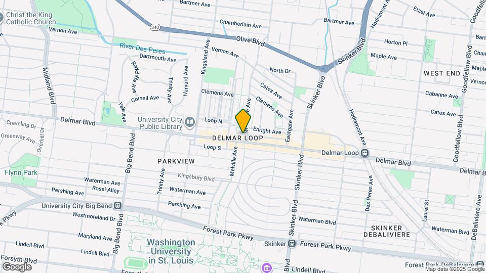 605 Westgate Ave Map and Location Details