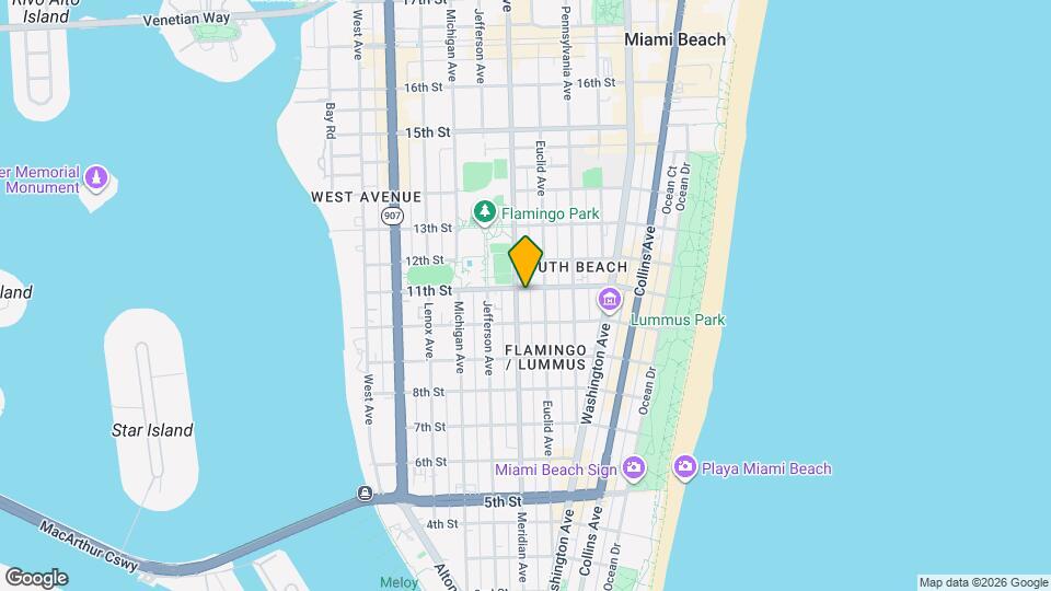 1051 Meridian Ave, Unit 1d Map and Location Details