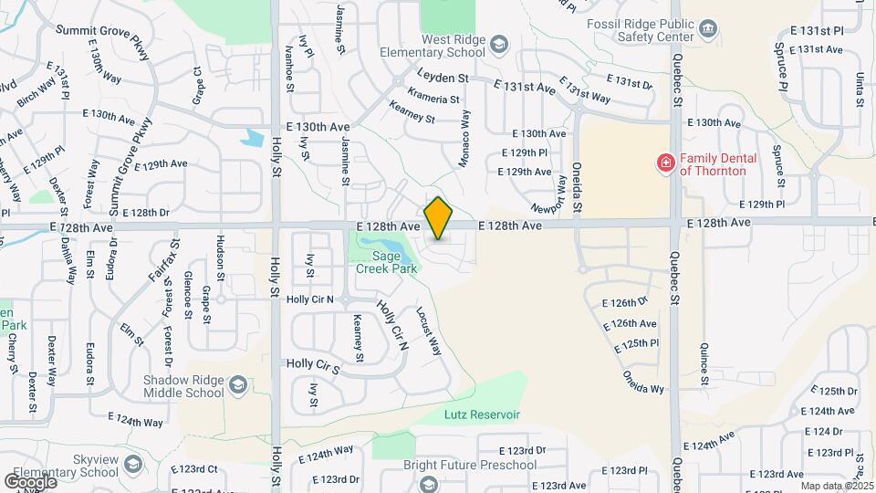 12774 Leyden St Map and Location Details