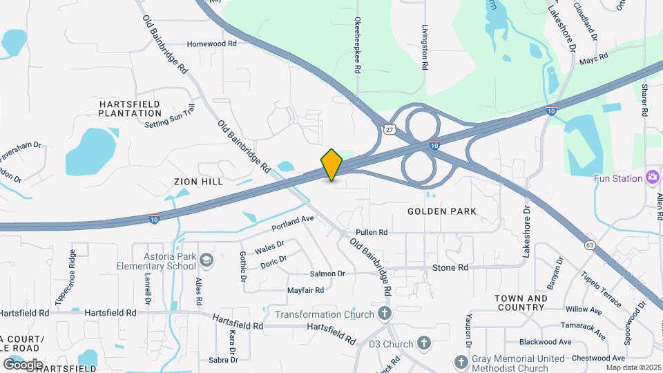 2544 Bilbrey Dr Map and Location Details
