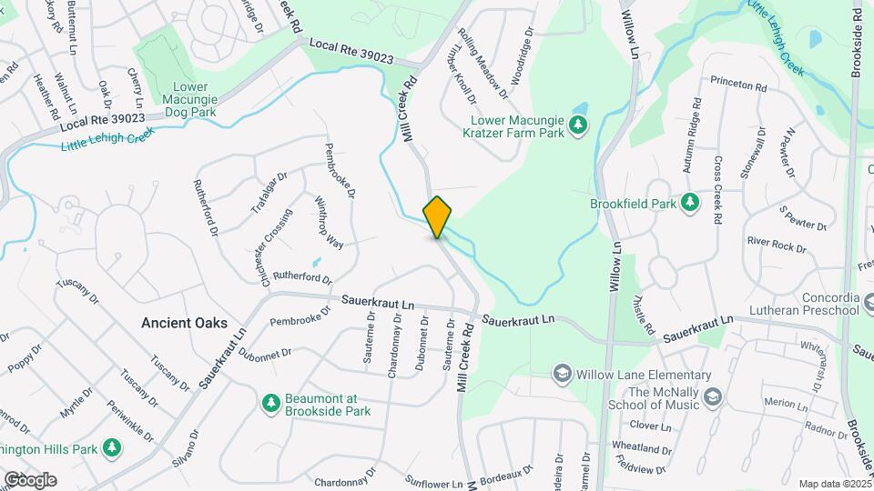 2152 Mill Creek Rd Map and Location Details