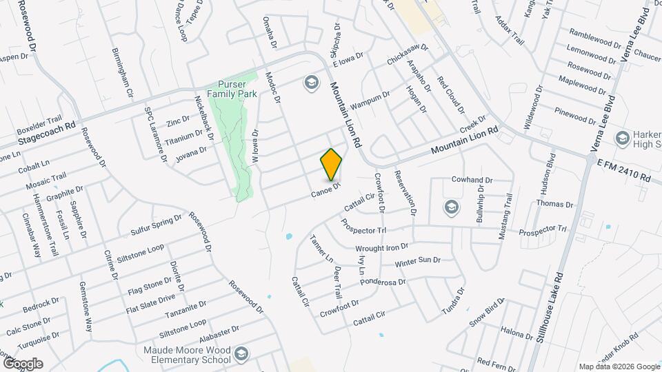 330 Canoe Dr Map and Location Details