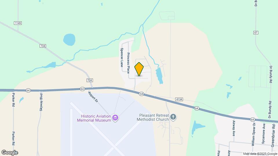 334 Princess Place Map and Location Details