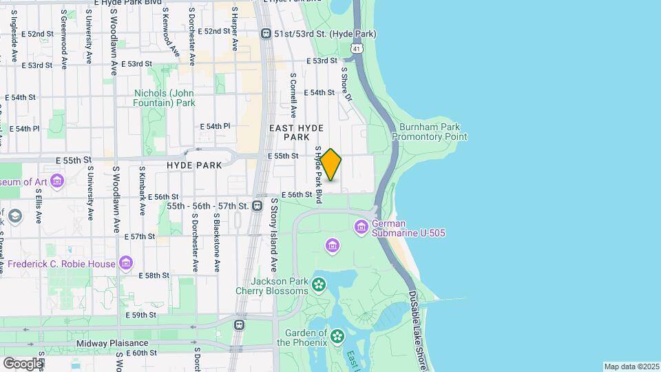 1700 E 56th St Map and Location Details