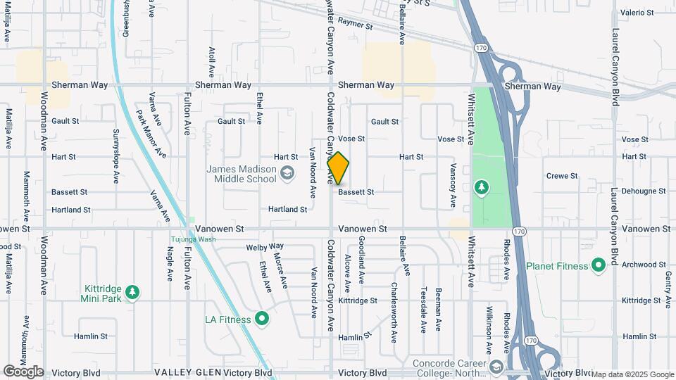 6900 Coldwater Canyon Ave Map and Location Details