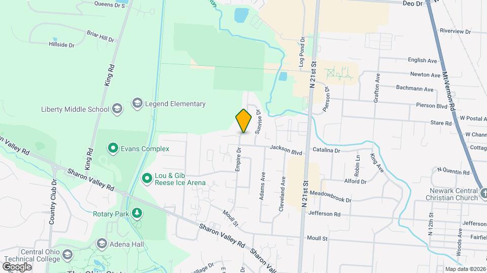 1042 Empire Dr Map and Location Details