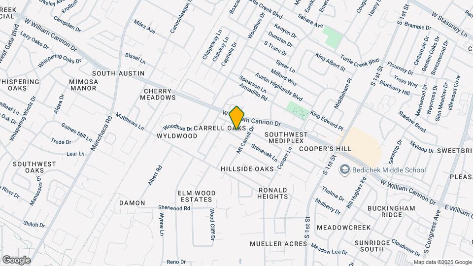 1114 Stoneoak Ln Map and Location Details