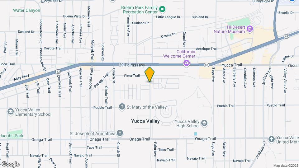 7416 Palm Ave Map and Location Details