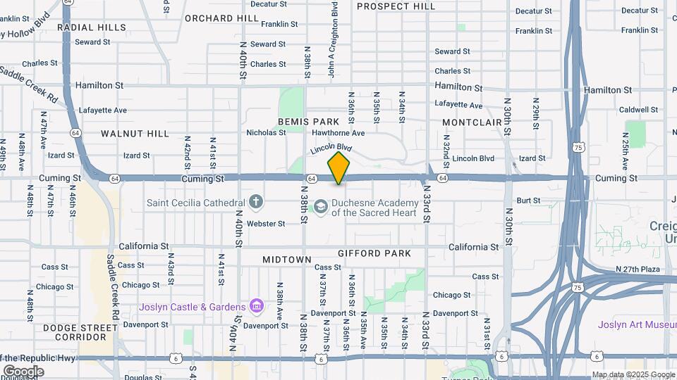 816 N 36th St Map and Location Details