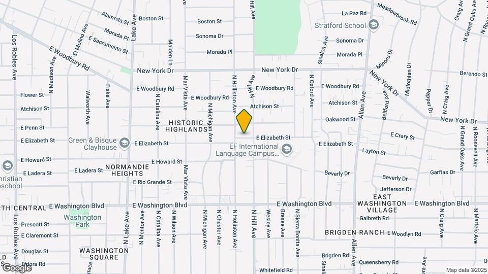 1355 E Elizabeth St, Unit 1355 Mapa y Detalles de la Ubicación