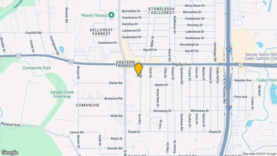 2503 Jupe Dr Mapa y Detalles de la Ubicación