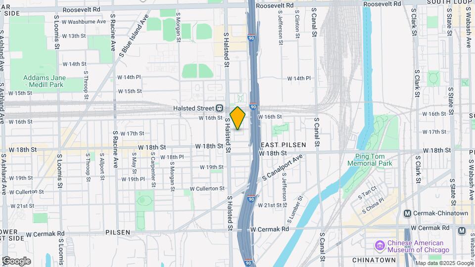 725 W 17th St Map and Location Details