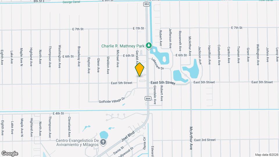 2213 Gardenia Way Map and Location Details