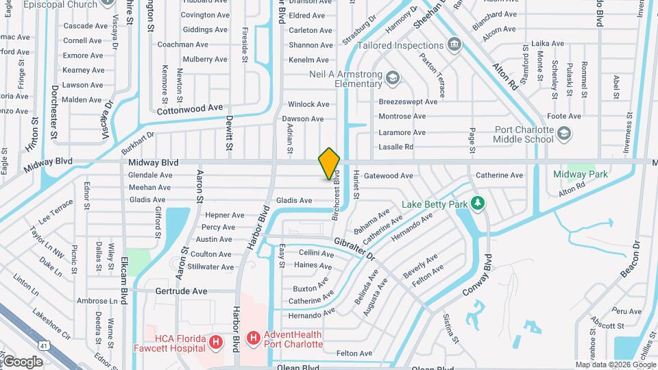 21530 Meehan Ave Map and Location Details