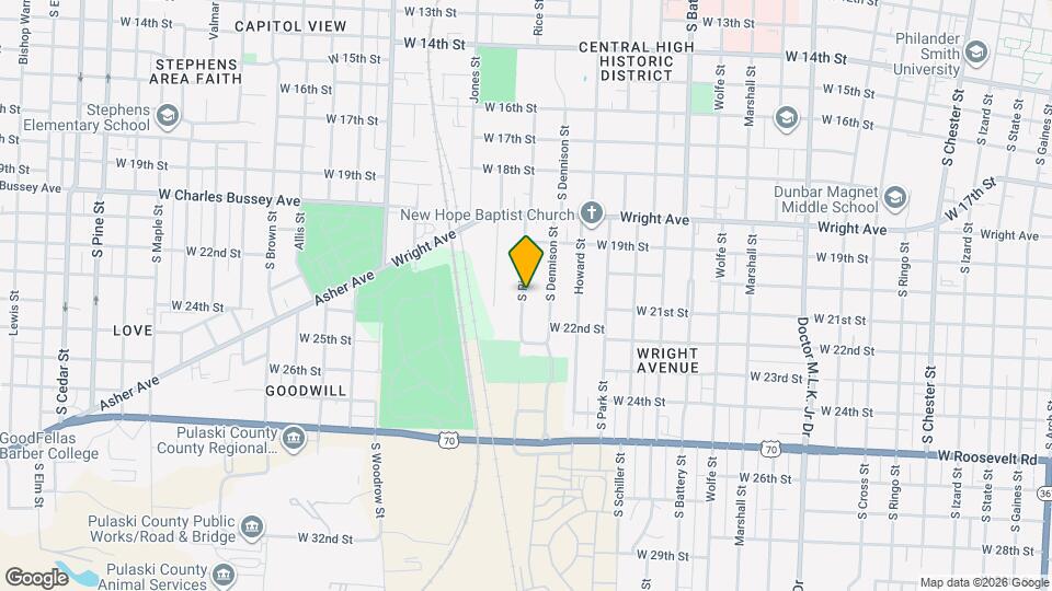 2023 S Rice St Mapa y Detalles de la Ubicación